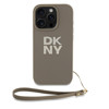 Imagen de FUNDA DKNY IPHONE 16 PRO LOGO STRAP BEIGE 4604