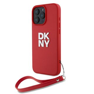Imagen de FUNDA DKNY IPHONE 16 PRO LOGO STRAP RED 4529
