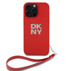 Imagen de FUNDA DKNY IPHONE 16 PRO LOGO STRAP RED 4529