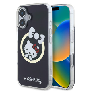 Imagen de FUNDA HELLO KITTY IPHONE 16 MAGSAFE BLACK 6585