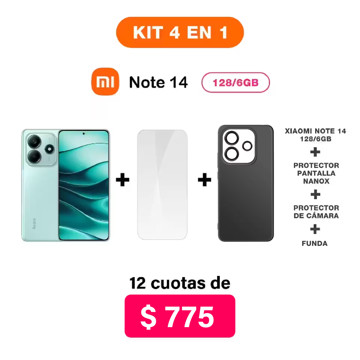 Imagen de Promo Pack Xiaomi Note 14 de 128/6GB + Accesorios