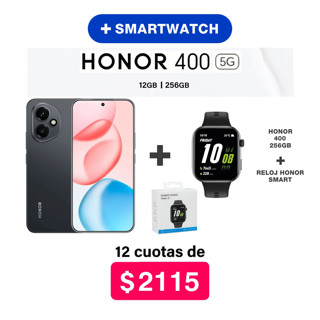 Imagen de Promo Pack Honor 400 5G de 256 / 12GB + Accesorios