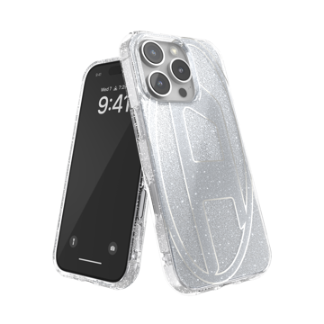 Imagen de DIESEL IPHONE 16 PRO MAX GLITTER 60154 SILVER