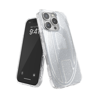 Imagen de FUNDA DIESEL IPHONE 16 PRO MAX GLITTER 60154 SILVER