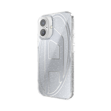 Imagen de FUNDA DIESEL IPHONE 16 OVAL 60151 GLITTER SILVER