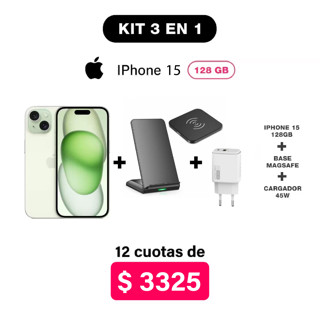 Imagen de Promo Pack IPhone 15 de 128GB NUEVO + Accesorios