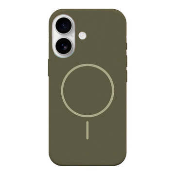 Imagen de PROTECTOR IPHONE 17 SILICONA MAGSAFE MARRON