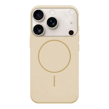 Imagen de PROTECTOR IPHONE 17 PRO SILICONA MAGSAFE BEIGE