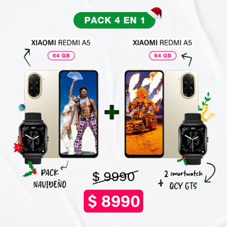Imagen de 2 Xiaomi Redmi A5 de 128GB + 2 Relojes QCY GTS