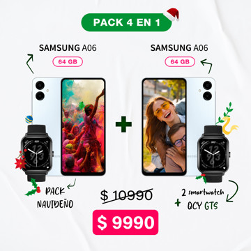 Imagen de 2 Samsung A06 de 64GB + Accesorios