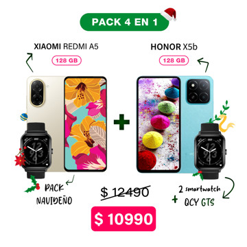 Imagen de Xiaomi Redmi A5 de 128GB + Honor X5b de 128GB + Accesorios