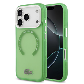 Imagen de FUNDA LACOSTE IPHONE 17 PRO MAGSAFE GREEN 2132