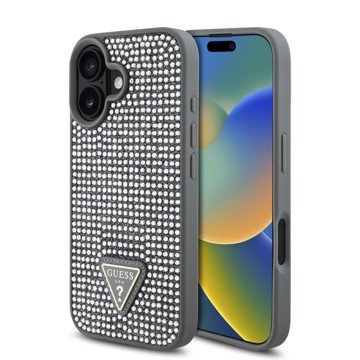 Imagen de FUNDA GUESS IPHONE 16 PLUS RHINESTONE SILVER 8412