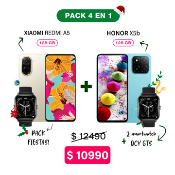 Imagen de Xiaomi Redmi A5 de 128GB + Honor X5b de 128GB + Accesorios