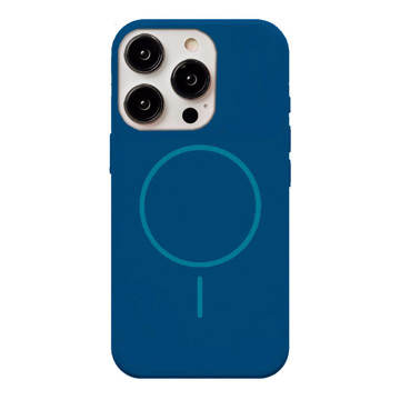 Imagen de PROTECTOR IPHONE 16 PRO SILICONA MAGSAFE AZUL