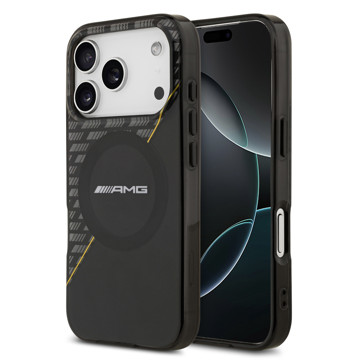 Imagen de FUNDA AMG IPHONE 17 PRO MAGSAFE BLACK YELLOW 1729