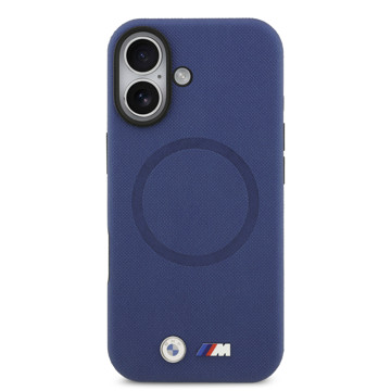 Imagen de FUNDA BMW IPHONE 17 MAGSAFE CARBON METAL BLUE 1850