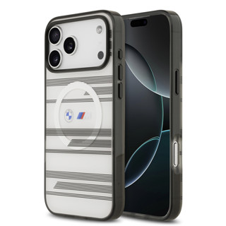 Imagen de FUNDA BMW IPHONE 17 PRO MAX MAGSAFE WHITE M LINE 6471