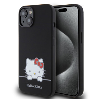 Imagen de FUNDA HELLO KITTY IPHONE 14 SILICON LOGO 7200