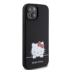 Imagen de FUNDA HELLO KITTY IPHONE 15 SILICON BLACK 7248