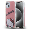 Imagen de FUNDA HELLO KITTY IPHONE 15 LOGO PINK 3911
