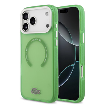 Imagen de FUNDA LACOSTE IPHONE 17 PRO MAX MAGSAFE GREEN 2149