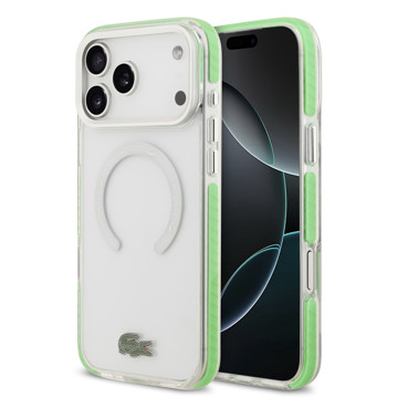 Imagen de FUNDA LACOSTE IPHONE 17 PRO MAX MAGSAFE GREEN 1906