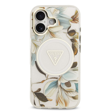 Imagen de FUNDA GUESS IPHONE 17 MAGSAFE FLOWERS WHITE 4470