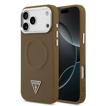Imagen de FUNDA GUESS IPHONE 17 PRO MAX MAGSAFE BROWN 5546