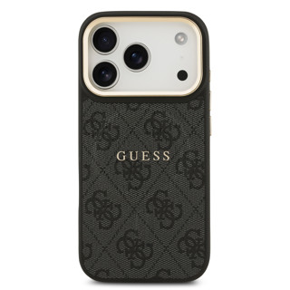 Imagen de FUNDA GUESS IPHONE 17 PRO MAGSAFE GOLD BLACK 9056