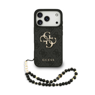 Imagen de FUNDA GUESS IPHONE 17 PRO STRAP LOGO BLACK 6214