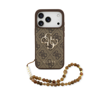 Imagen de FUNDA GUESS IPHONE 17 PRO STRAP LOGO BROWN 6252