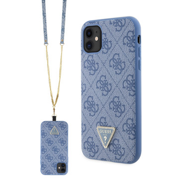 Imagen de FUNDA GUESS IPHONE 11 CORREA BLUE 6986