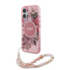 Imagen de FUNDA GUESS IPHONE 16 MAGSAFE STRIPE PINK FLOWERS 8852