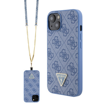 Imagen de FUNDA GUESS IPHONE 13 CORREA BLUE 7013