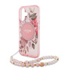 Imagen de FUNDA GUESS IPHONE 16 MAGSAFE STRIPE PINK FLOWERS 8852