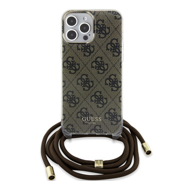 Imagen de FUNDA GUESS IPHONE 14 PRO MAX STRAP BROWN 8058