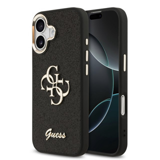 Imagen de FUNDA GUESS IPHONE 17 LOGO GLITTER BLACK 7911