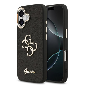 Imagen de FUNDA GUESS IPHONE 17 LOGO GLITTER BLACK 7911
