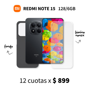 Imagen de Xiaomi Redmi Note 15 de 128/6GB + Accesorios