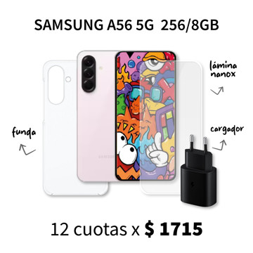 Imagen de Samsung A56 5G de 256/8GB + Accesorios