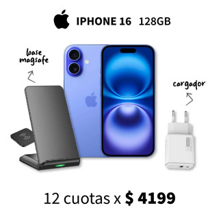 Imagen de IPhone 16 de 128GB NUEVO + Accesorios