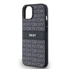 Imagen de FUNDA DKNY IPHONE 14 TEXTURE PATTERN BLACK 0354