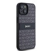 Imagen de FUNDA DKNY IPHONE 15 TEXTURE PATTERN BLACK 0392