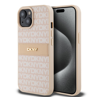 Imagen de FUNDA DKNY IPHONE 15 TEXTURE PATTERN PINK 0675