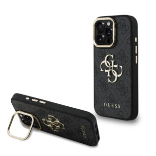 Imagen de FUNDA GUESS IPHONE 16 PRO STAND LOGO BLK 9412