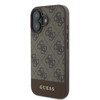 Imagen de FUNDA GUESS IPHONE 16 STRIPE LOGO BROWN 2203