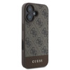 Imagen de FUNDA GUESS IPHONE 16 STRIPE LOGO BROWN 2203