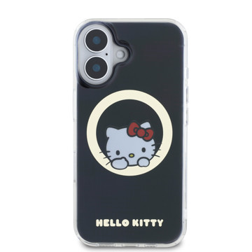 Imagen de FUNDA HELLO KITTY IPHONE 16 MAGSAFE BLACK 7063