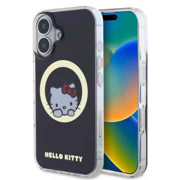 Imagen de FUNDA HELLO KITTY IPHONE 16 MAGSAFE BLACK 7063